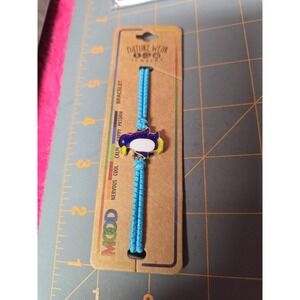 Nature Wear Jewelry Penguin Mood Bracelet Teal Rubber Band New 70-1010-PG-BRC